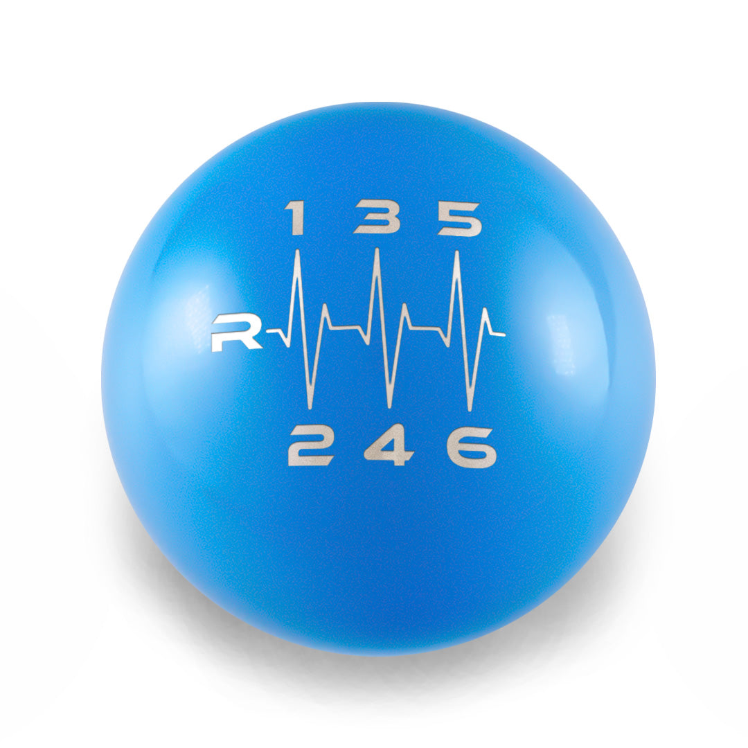 Billetworkz Weighted Shift Knob - Heartbeat Engraving - Ford ST/RS