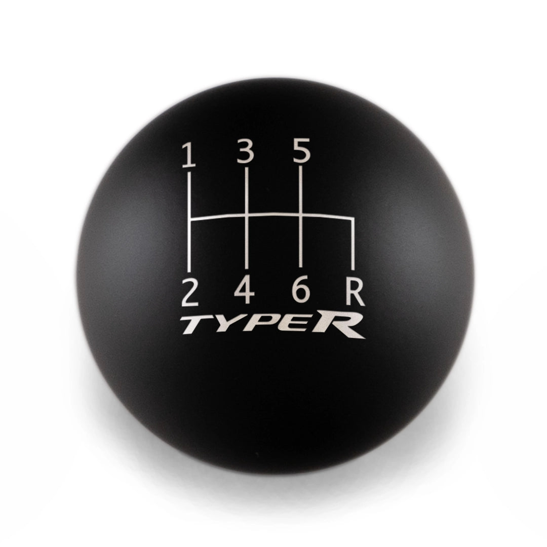 Billetworkz Weighted Shift Knob - 6 Speed Type R Standard Engraving