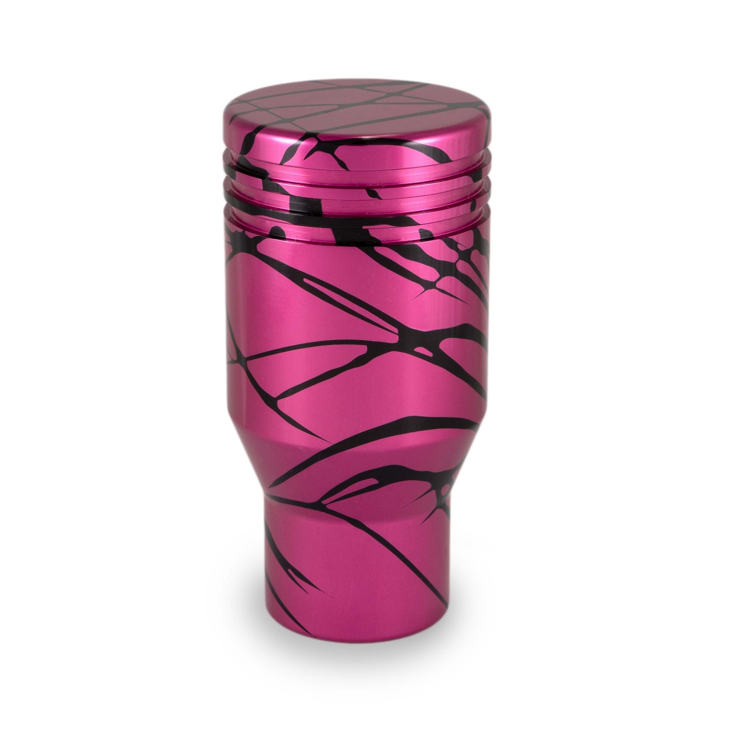 Billetworkz Automatic Shifter - Pink w/ Black Splash - Ford Mustang Auto (2015-2025)