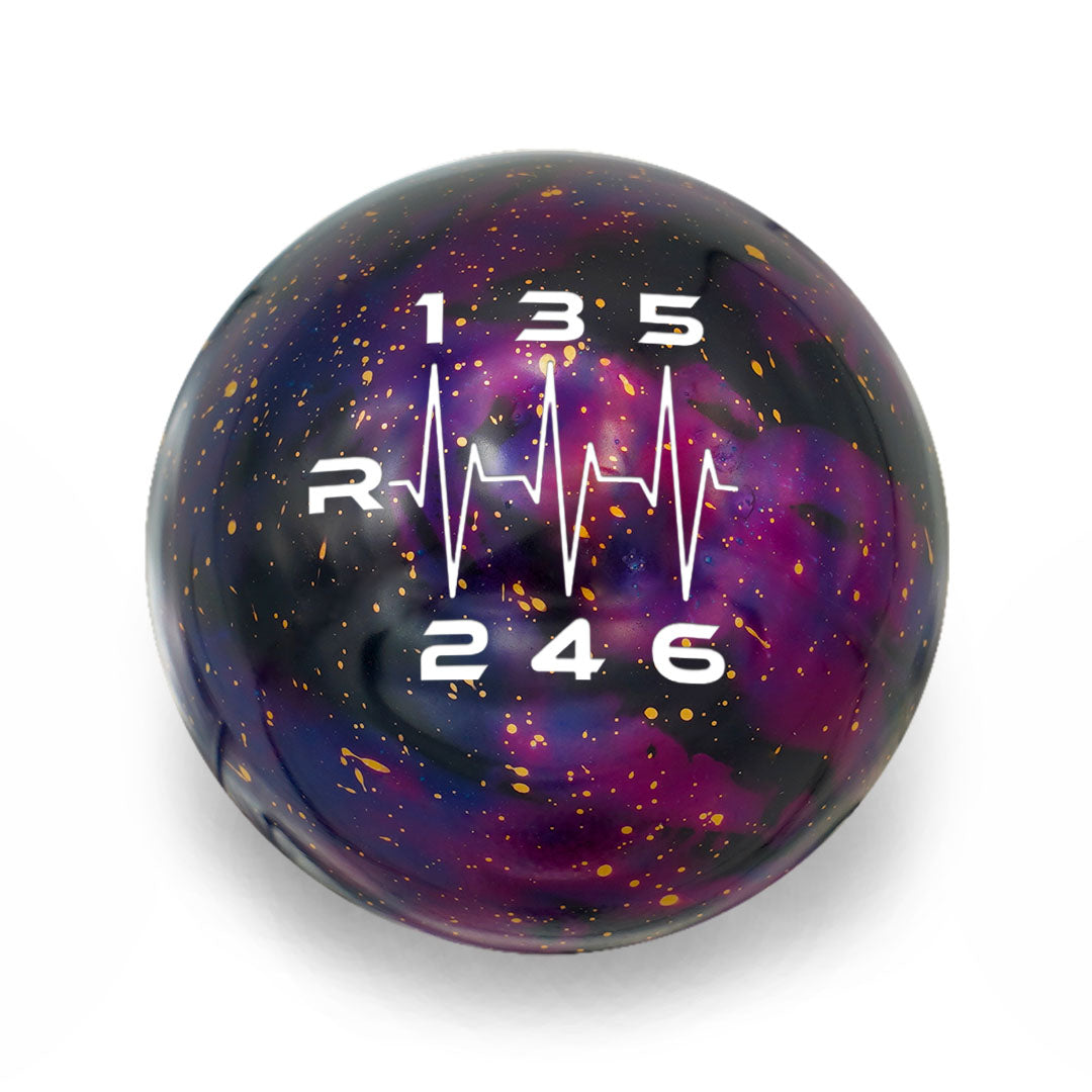 Billetworkz Cosmic Space Shift Knob - 6 Speed Heartbeat Engraving - BRZ / GR86 2022+