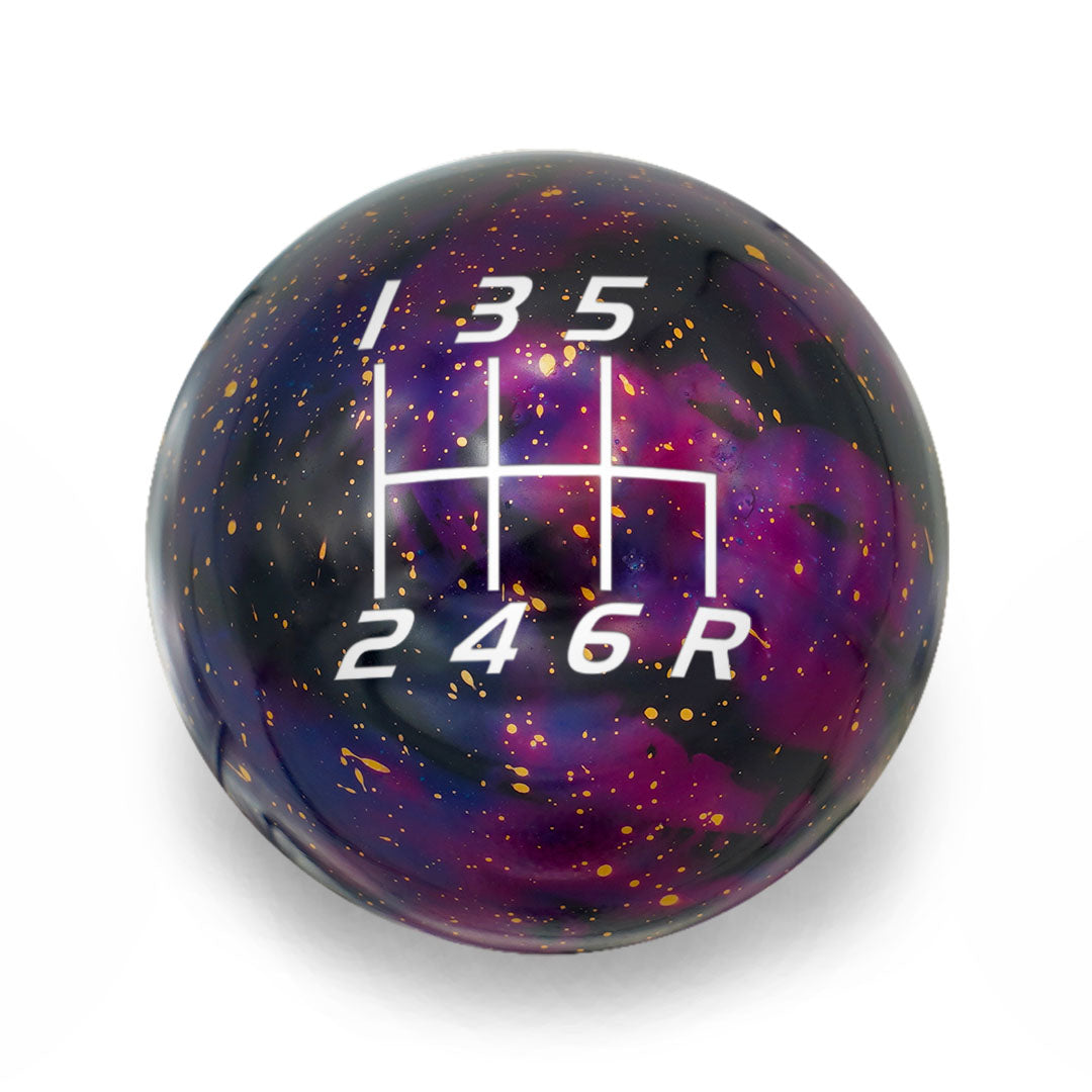 Billetworkz Cosmic Space Shift Knob - 6 Speed Velocity Engraving