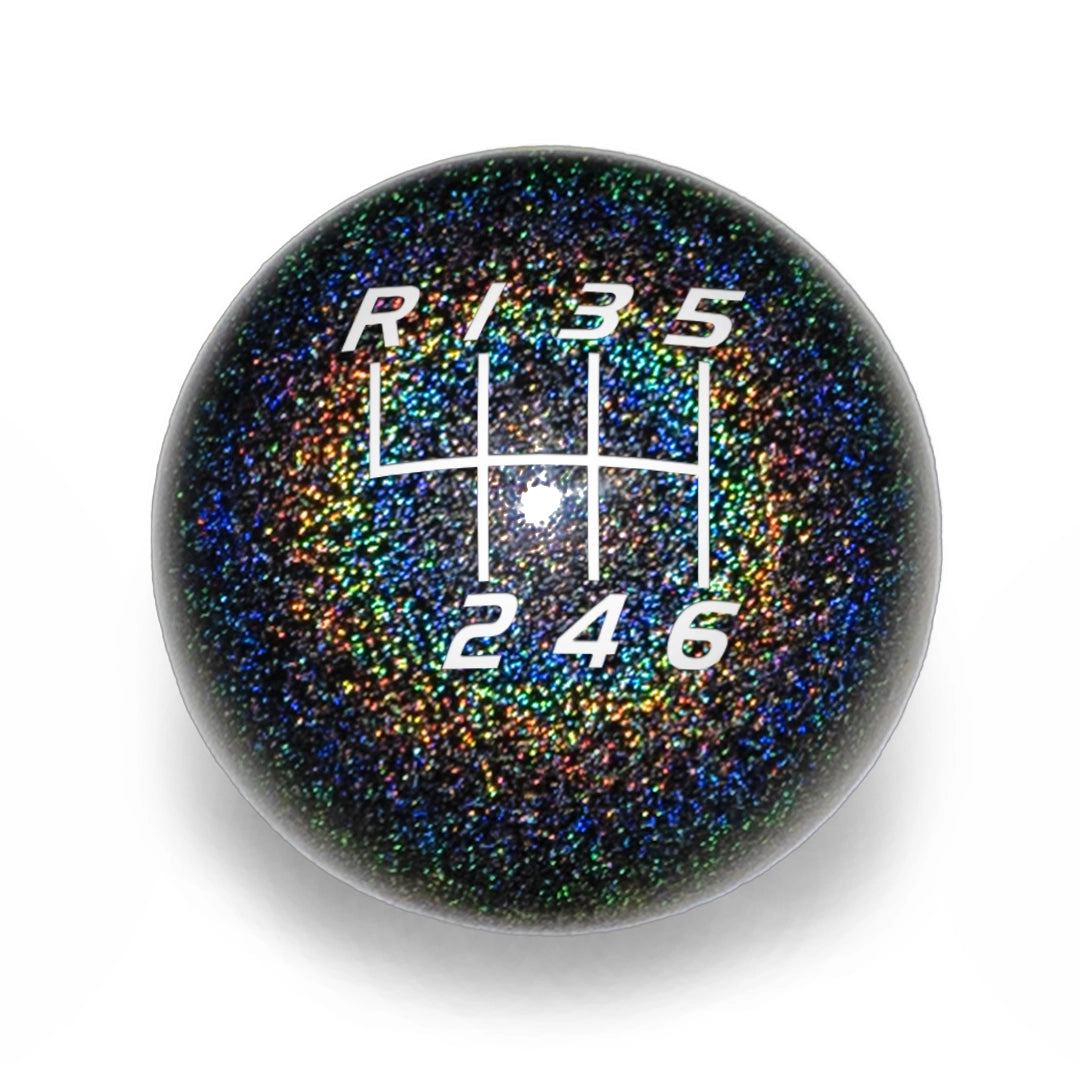 Billetworkz Weighted Shift Knob - 6-Speed Velocity Engraving