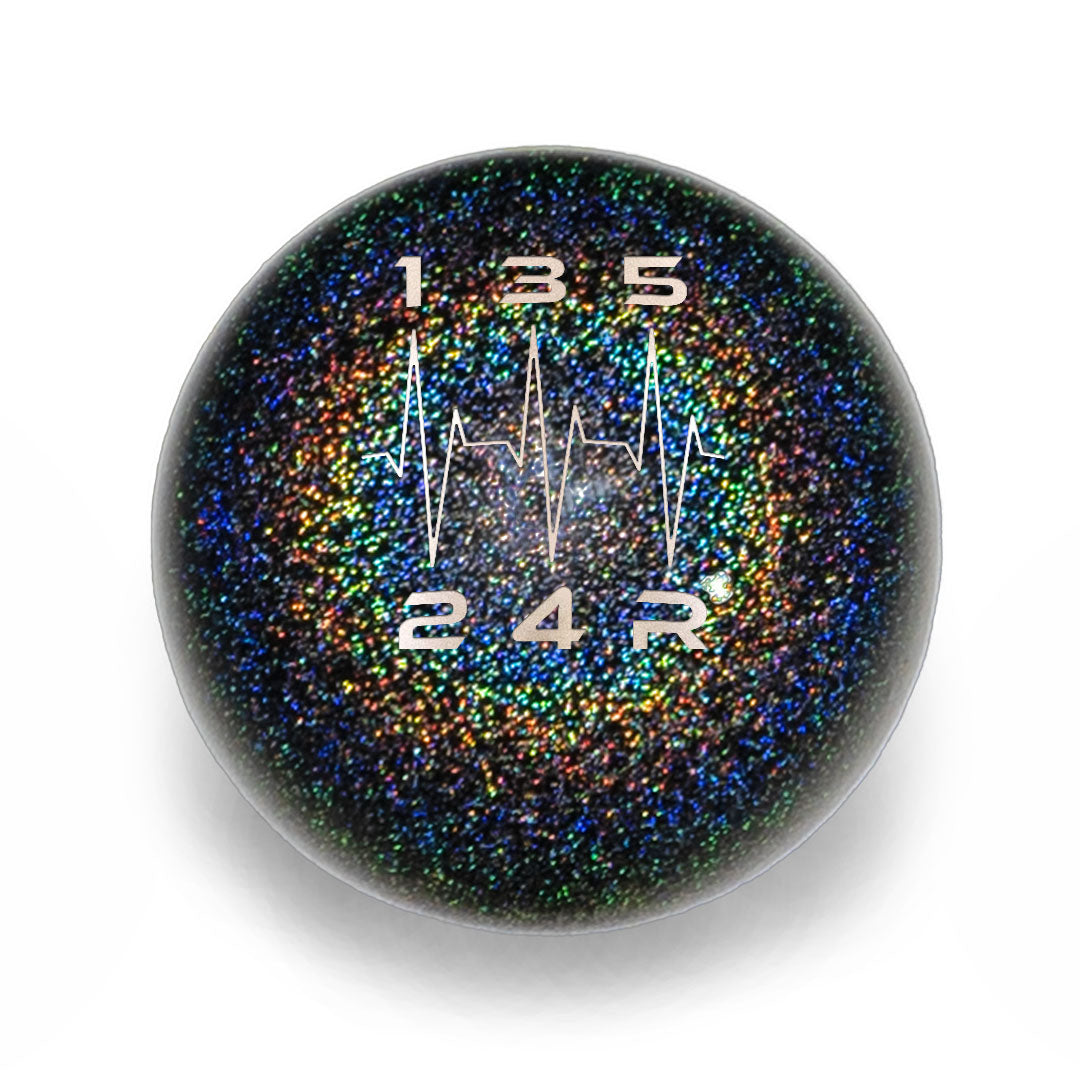 Billetworkz Weighted Shift Knob - 5-Speed Heartbeat Engraving Chevy Cobalt SS 2005-2010