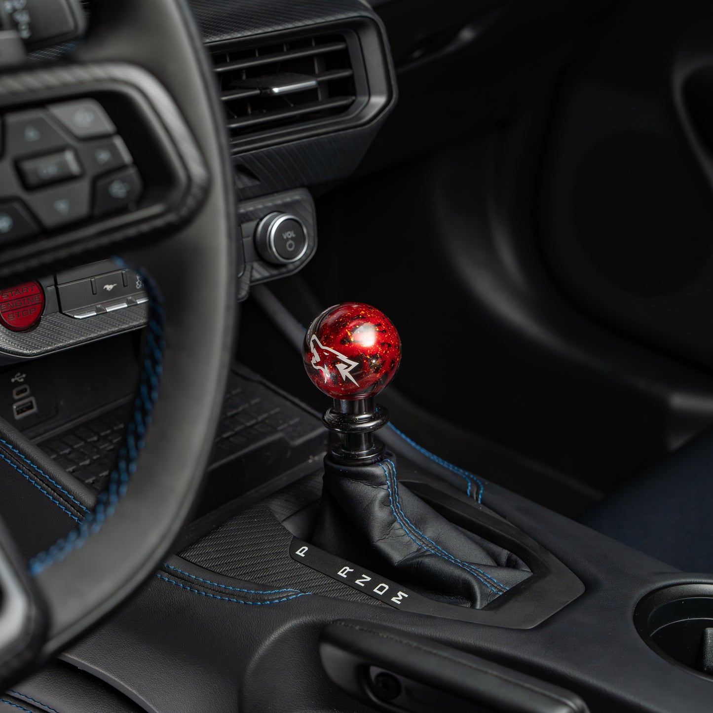 Billetworkz Automatic Shifter - Coyote Engraving - Ford Mustang (2015-2025)