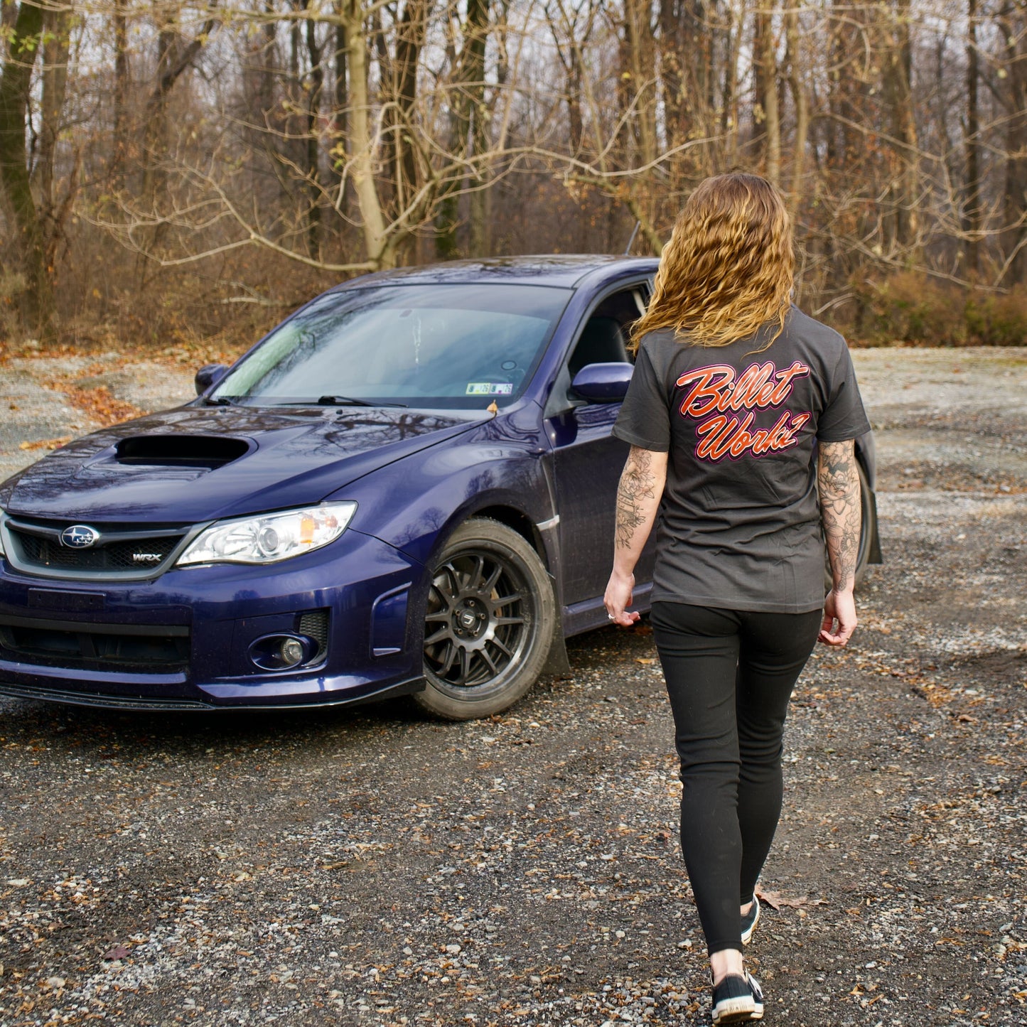 Billetworkz Retro Script T-Shirt - Gray