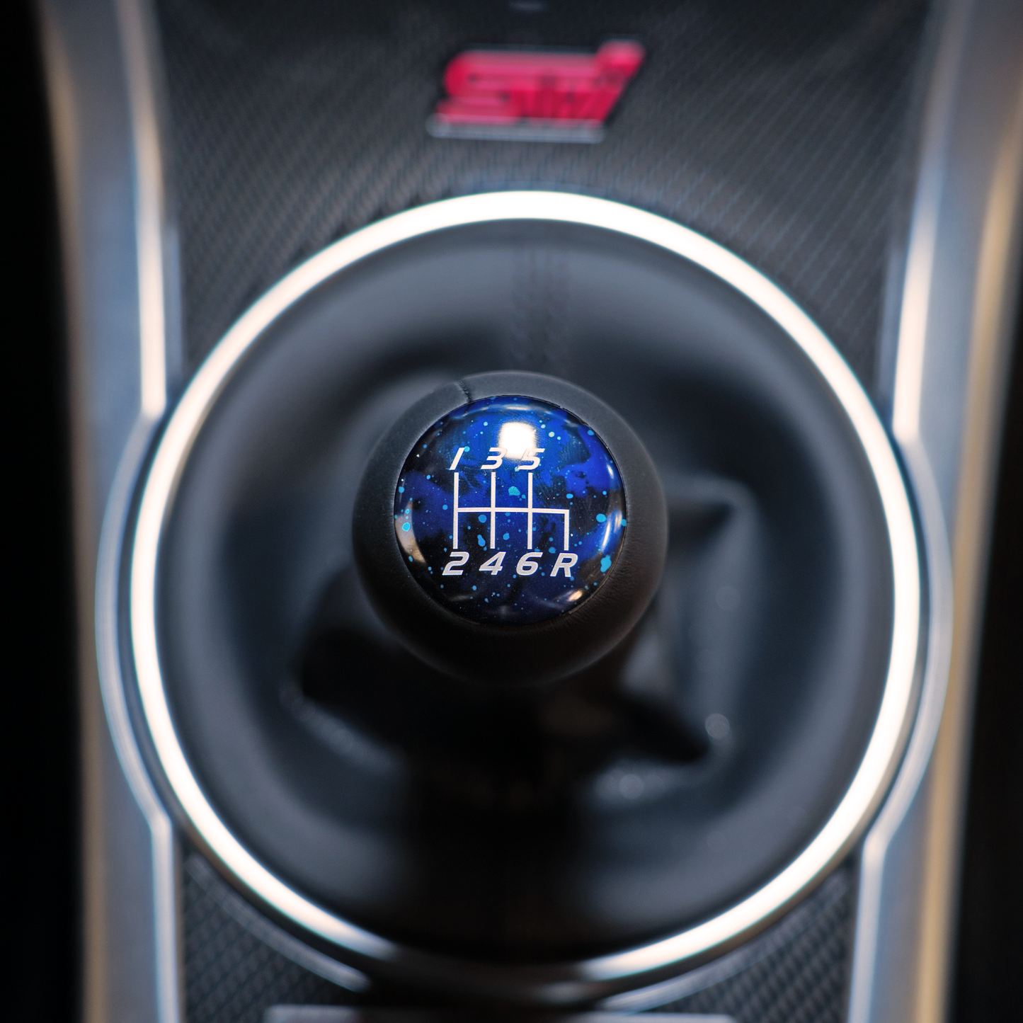 The Fusion Shift Knob - Blue Cosmic Space