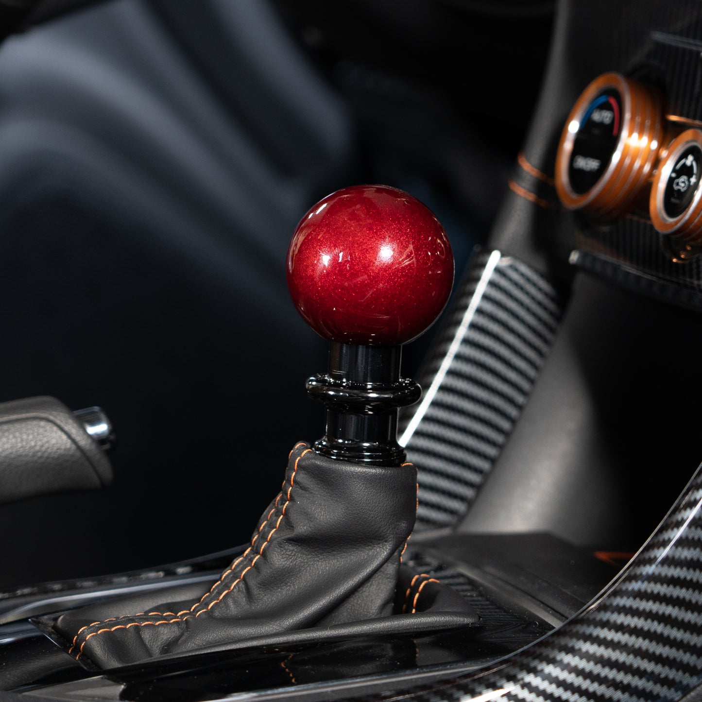 Billetworkz Automatic Shifter - Candy Red - Fits Subaru CVT: WRX (15–21), Crosstrek (13–23), Forester (14–18), Impreza (12–23), Legacy/Outback (10–14)