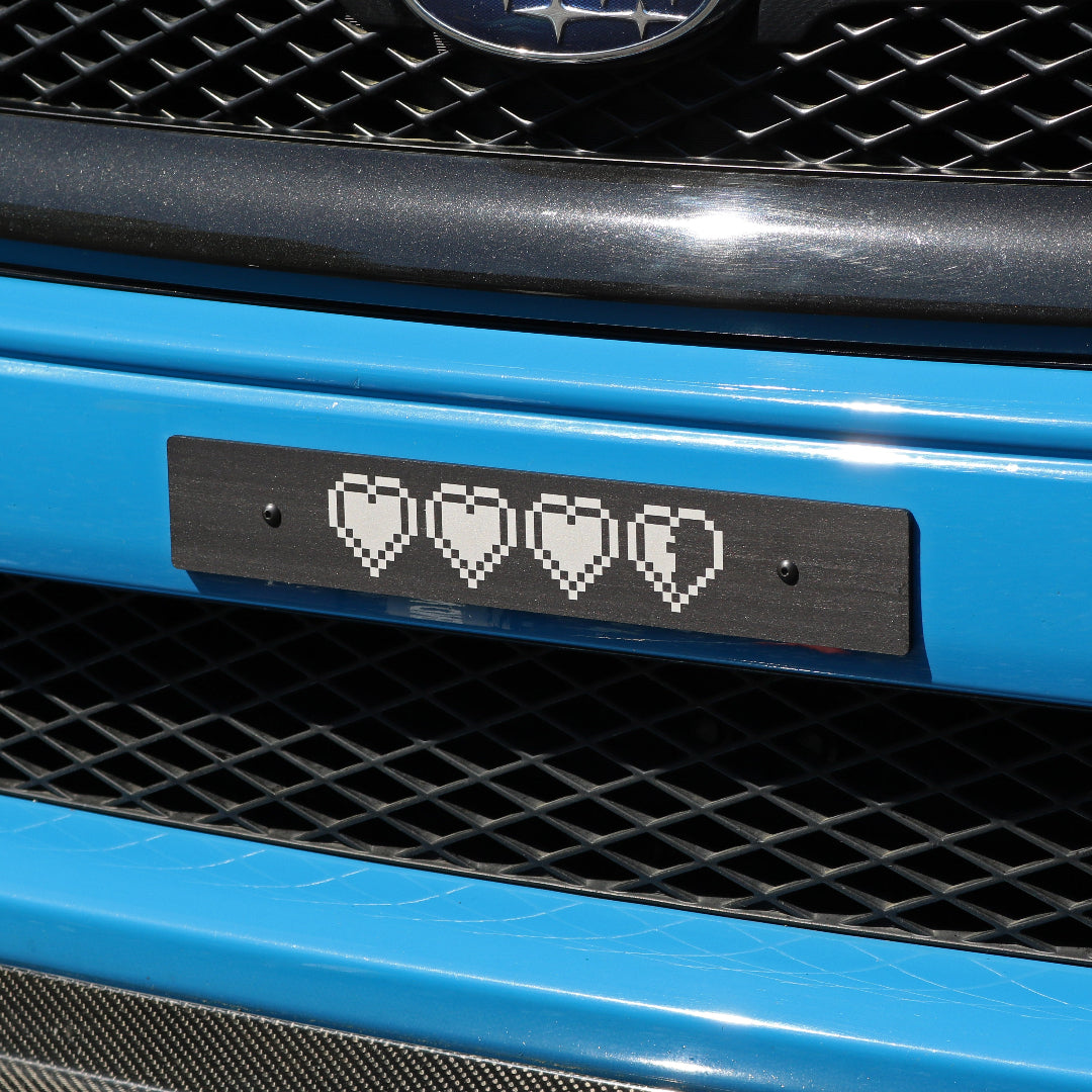 Billetworkz "Life Hearts" License Plate Delete