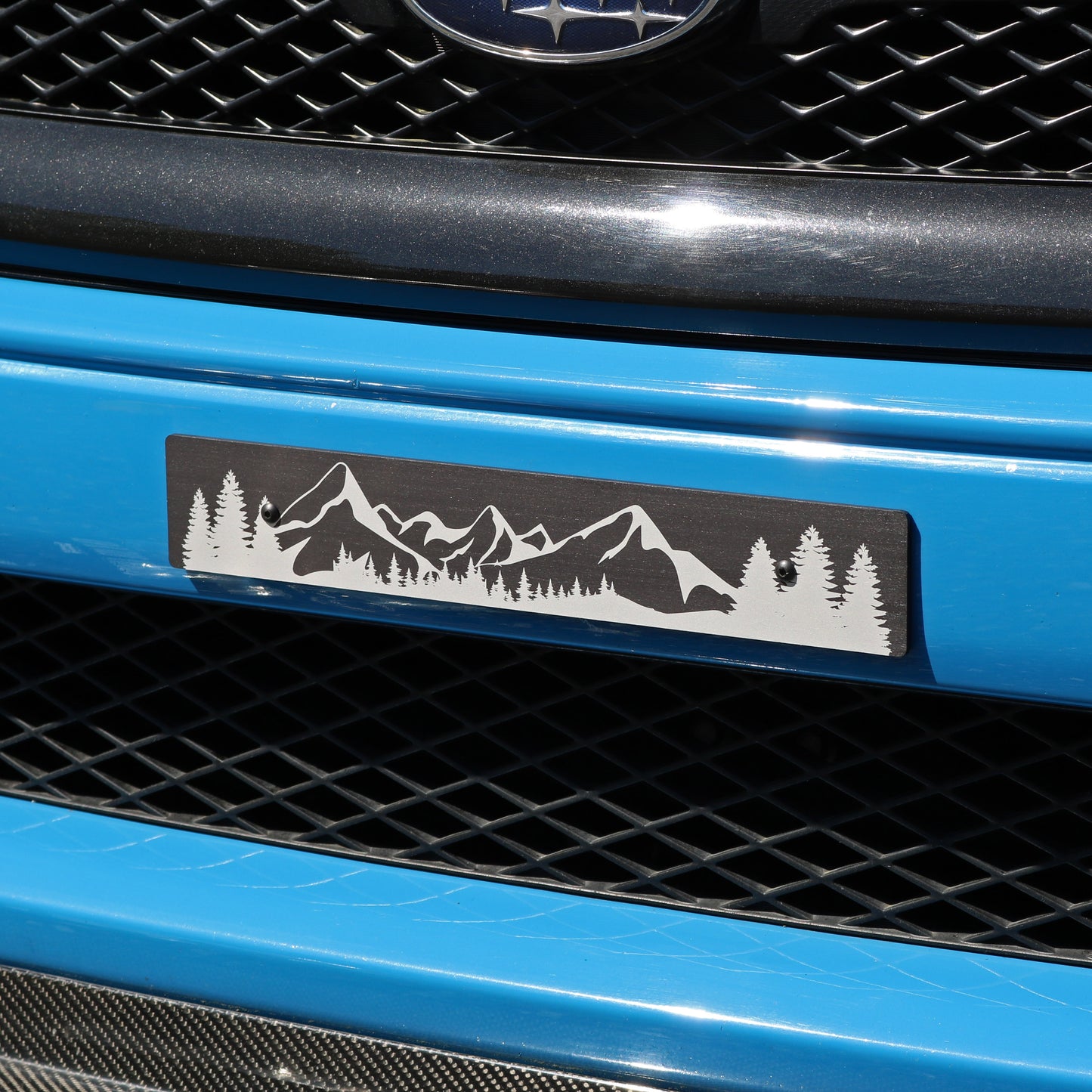 Billetworkz "Mountains" License Plate Delete