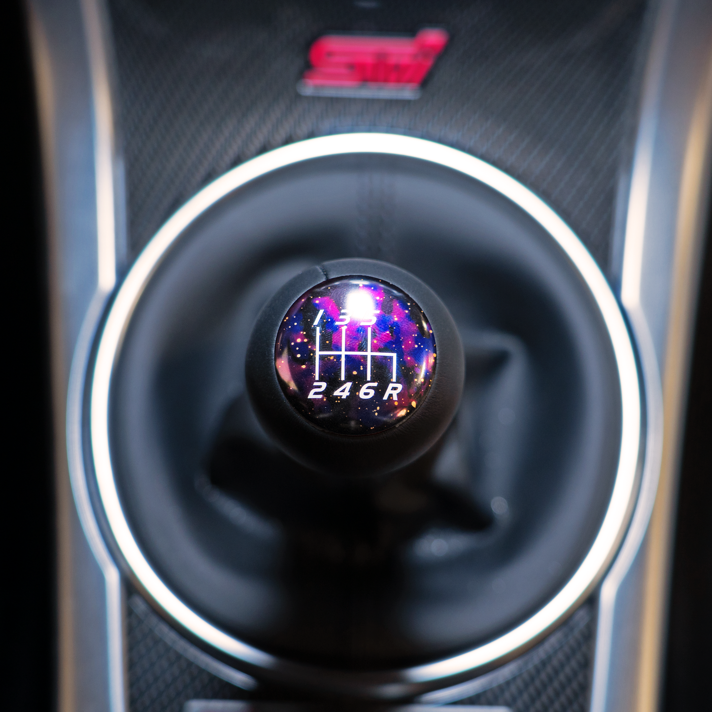 Billetworkz “Fusion” Weighted Shift Knob - Purple Cosmic Space