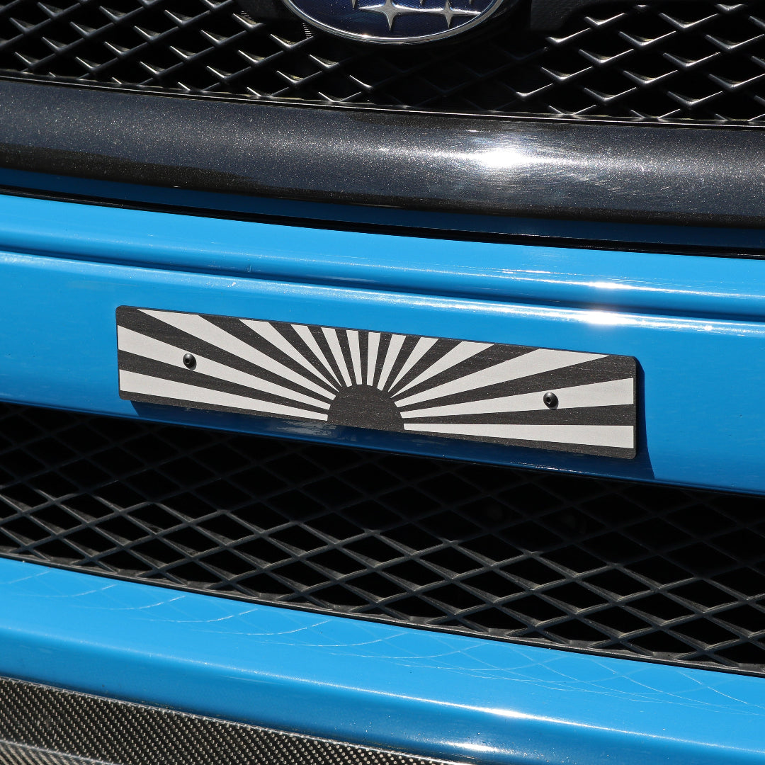 Billetworkz "Rising Sun" License Plate Delete