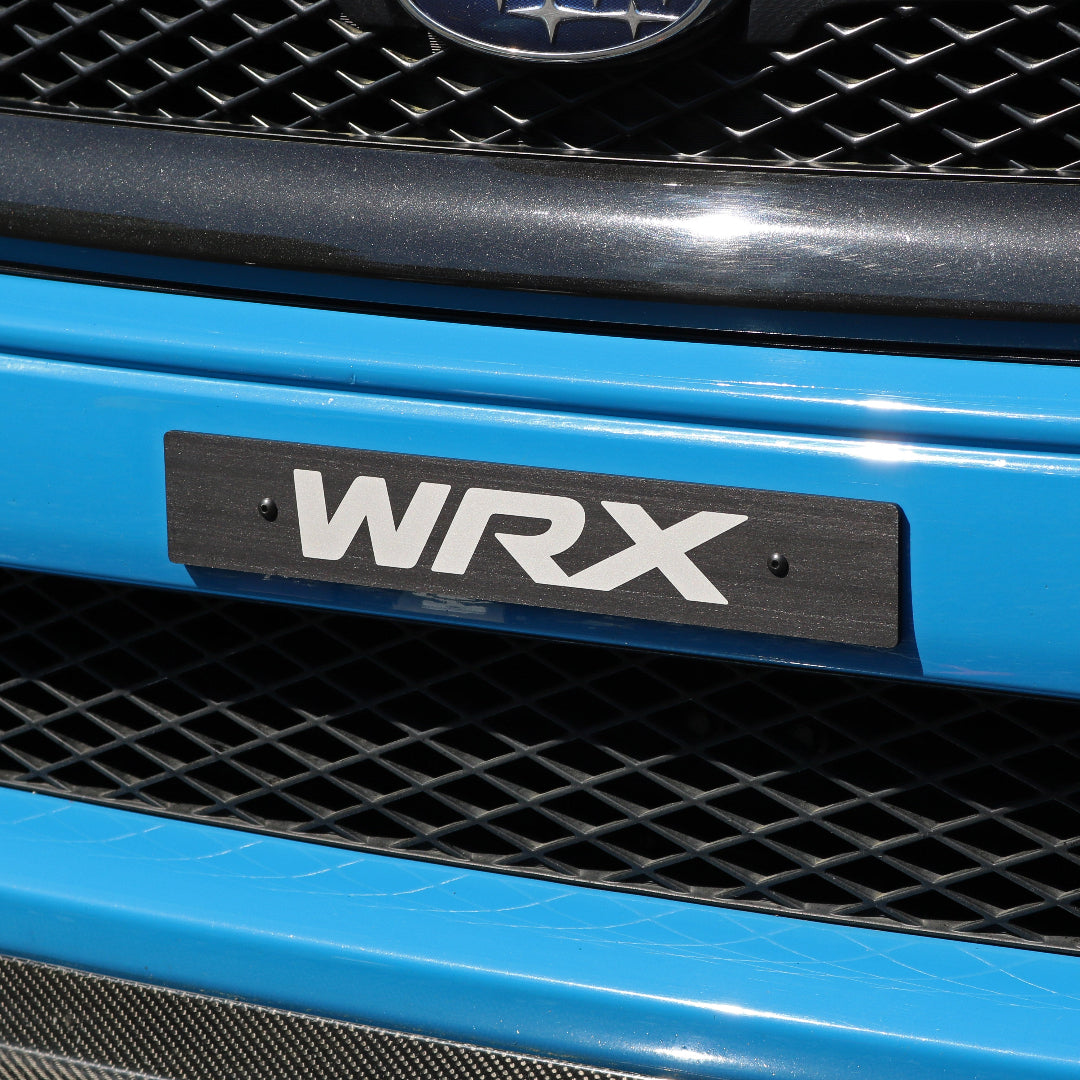 Billetworkz "WRX" License Plate Delete