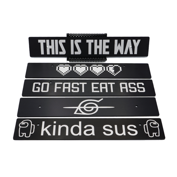 Billetworkz License Plate Deletes