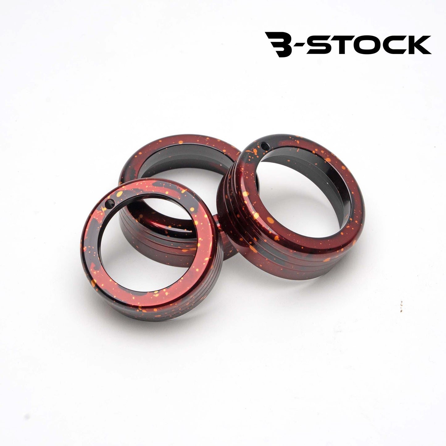 "B" Stock Climate Control Covers - Red Cosmic Space - Fits Subaru WRX / STI / Impreza 2008-2014