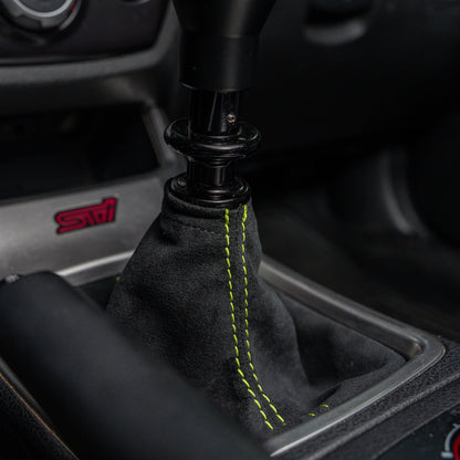 Billetworkz Premium Alcantara Shift Boot – Subaru STI 2008–2014