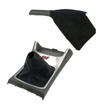 Billetworkz Alcantara Kit (Starter): Shift Boot and E-Brake Boot Kit – Subaru STI 2008-2014