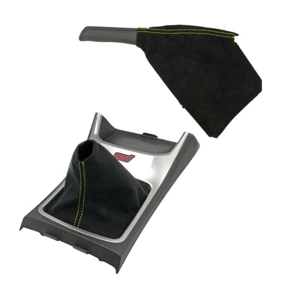 Billetworkz Alcantara Kit (Starter): Shift Boot and E-Brake Boot Kit – Subaru STI 2008-2014