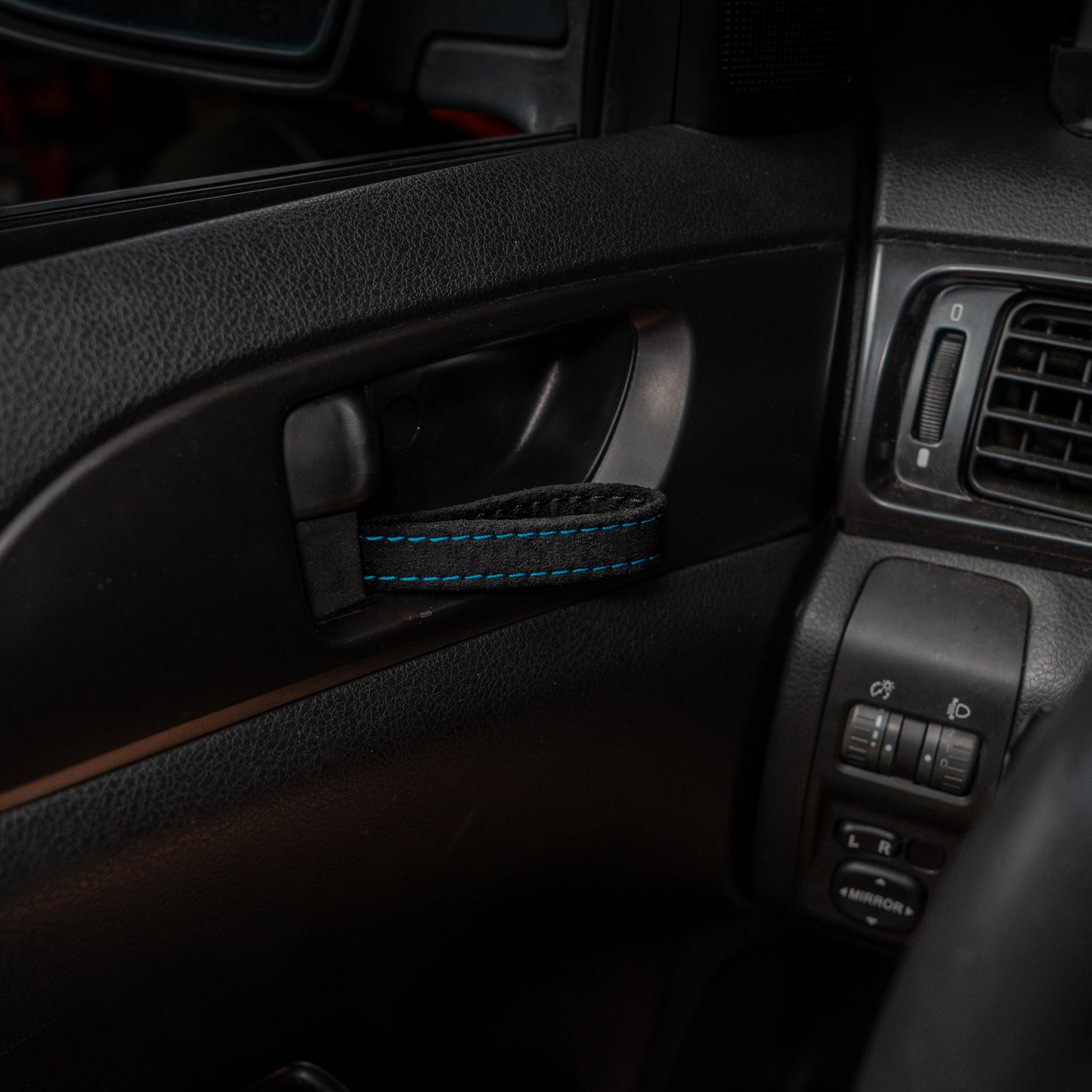 Billetworkz Alcantara Kit (Pro): Shift Boot, E-Brake Boot Kit and Door Pull Straps (1 Set) – Subaru STI 2015-2021