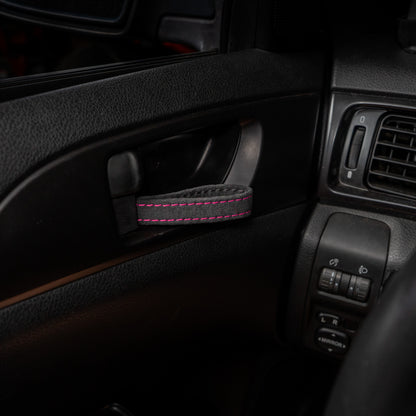 Billetworkz Alcantara Kit (Pro): Shift Boot, E-Brake Boot Kit and Door Pull Straps (1 Set) – Subaru STI 2015-2021