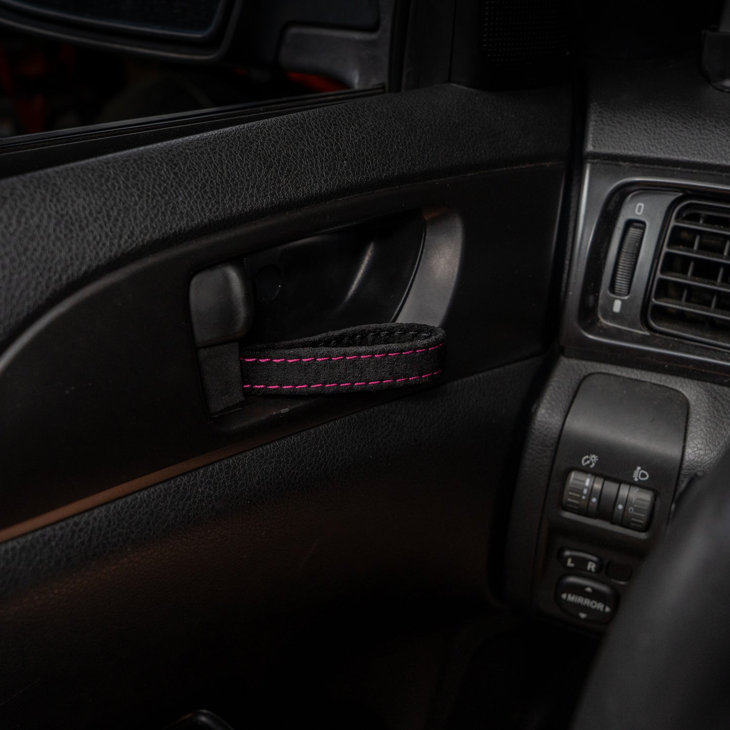 Billetworkz Alcantara Kit (Pro): Shift Boot, E-Brake Boot Kit and Door Pull Straps (1 Set) – Subaru STI 2015-2021