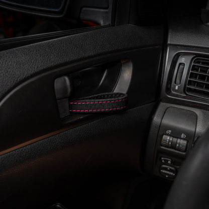 Billetworkz Alcantara Kit (Pro): Shift Boot, E-Brake Boot Kit and Door Pull Straps (1 Set) – Subaru STI 2015-2021