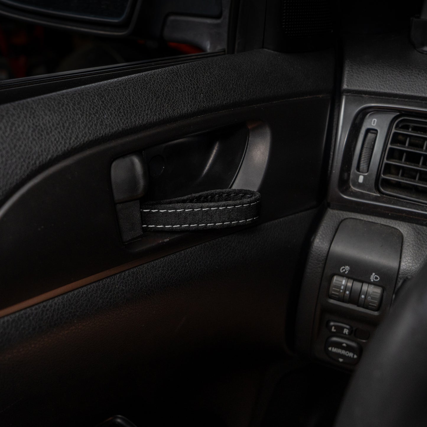 Billetworkz Alcantara Kit (Pro): Shift Boot, E-Brake Boot Kit and Door Pull Straps (1 Set) – Subaru STI 2015-2021