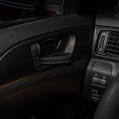 Billetworkz Alcantara Kit (Pro): Shift Boot, E-Brake Boot Kit and Door Pull Straps (1 Set) – Subaru STI 2015-2021