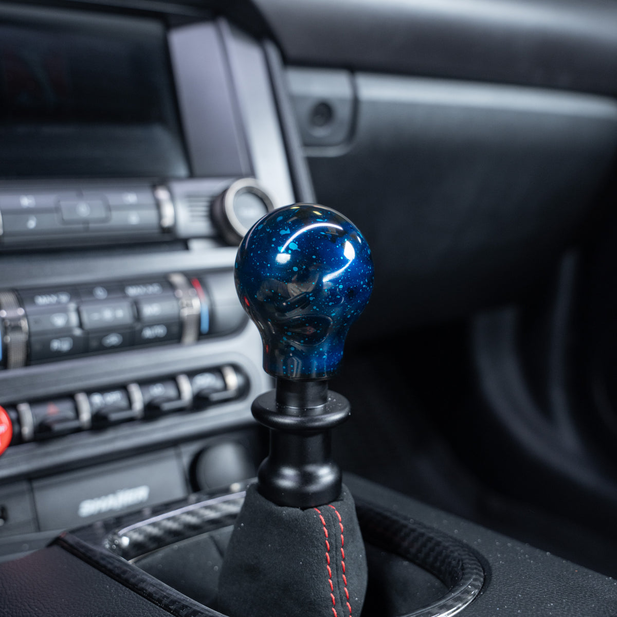 Billetworkz Shift Knob - Blue Cosmic Space - Ford Mustang GT350/GT350R (2015-2020)