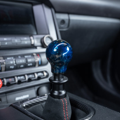 Billetworkz Shift Knob - Blue Cosmic Space - Ford Mustang GT350/GT350R (2015-2020)