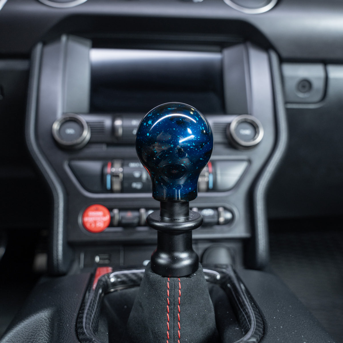 Billetworkz Shift Knob - Blue Cosmic Space - Ford Mustang GT350/GT350R (2015-2020)