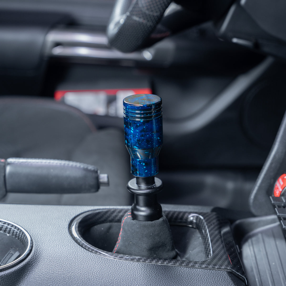 Billetworkz Shift Knob - Blue Cosmic Space - Ford Mustang GT350/GT350R (2015-2020)