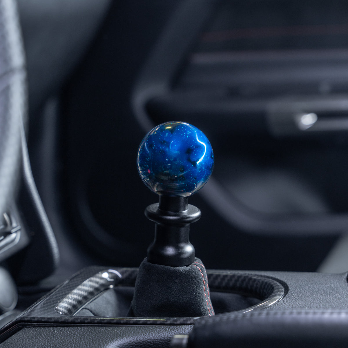 Billetworkz Shift Knob - Blue Cosmic Space - Ford Mustang GT350/GT350R (2015-2020)