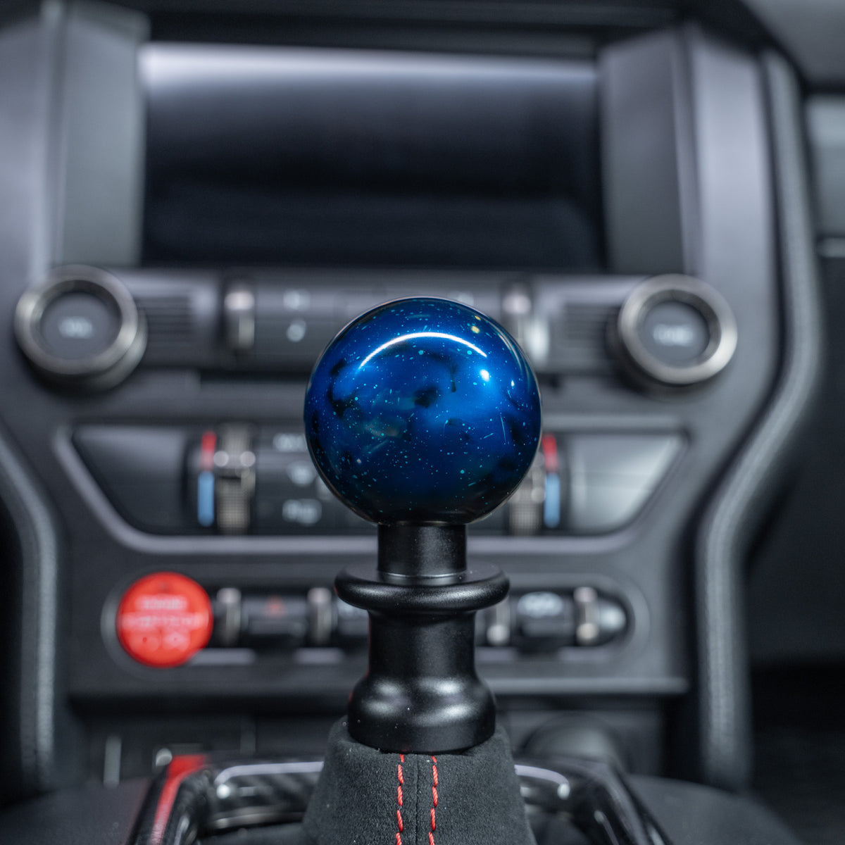 Billetworkz Shift Knob - Blue Cosmic Space - Ford Mustang GT350/GT350R (2015-2020)