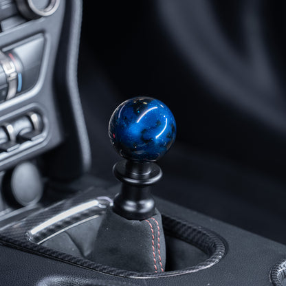 Billetworkz Shift Knob - Blue Cosmic Space - Ford Mustang GT350/GT350R (2015-2020)