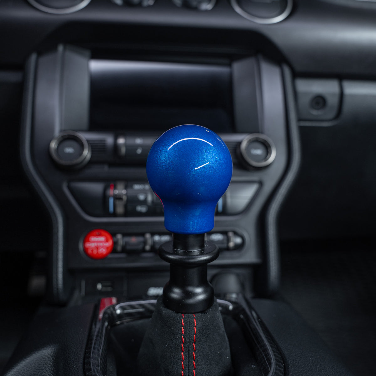 Billetworkz Weighted Shift Knob - Candy Blue - Ford Mustang GT350/GT350R (2015-2020)