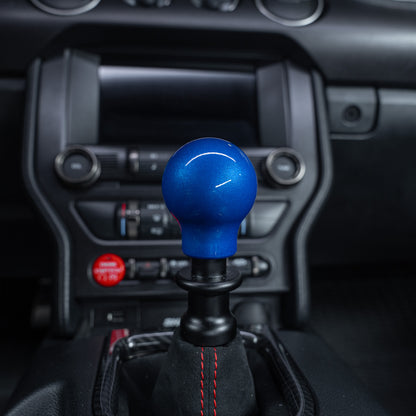 Billetworkz Weighted Shift Knob - Candy Blue - Ford Mustang GT350/GT350R (2015-2020)