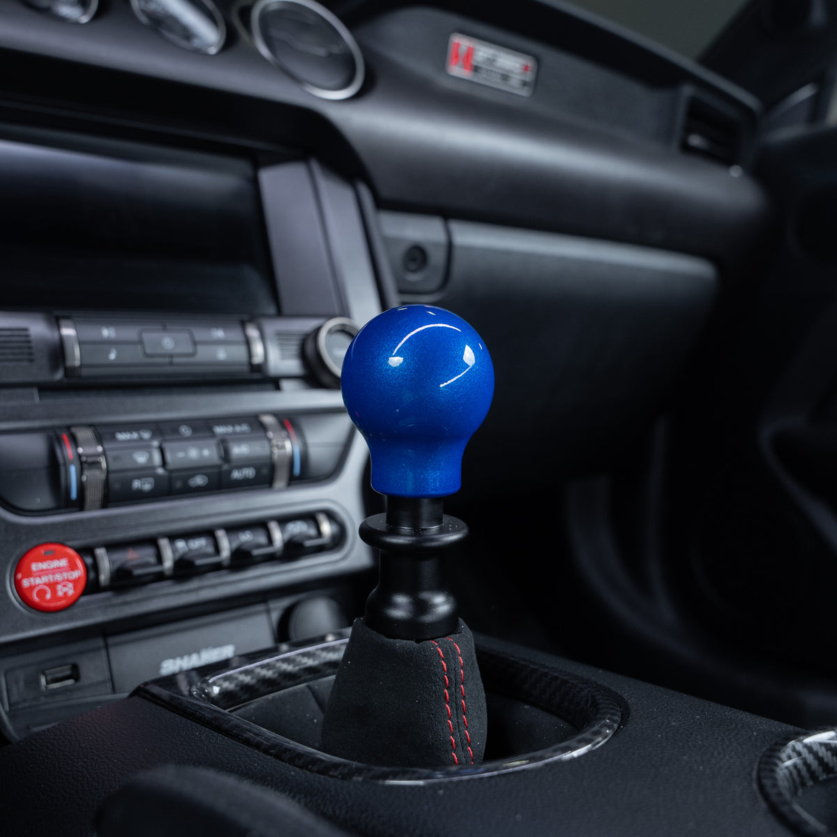 Billetworkz Weighted Shift Knob - Candy Blue - Ford Mustang GT350/GT350R (2015-2020)