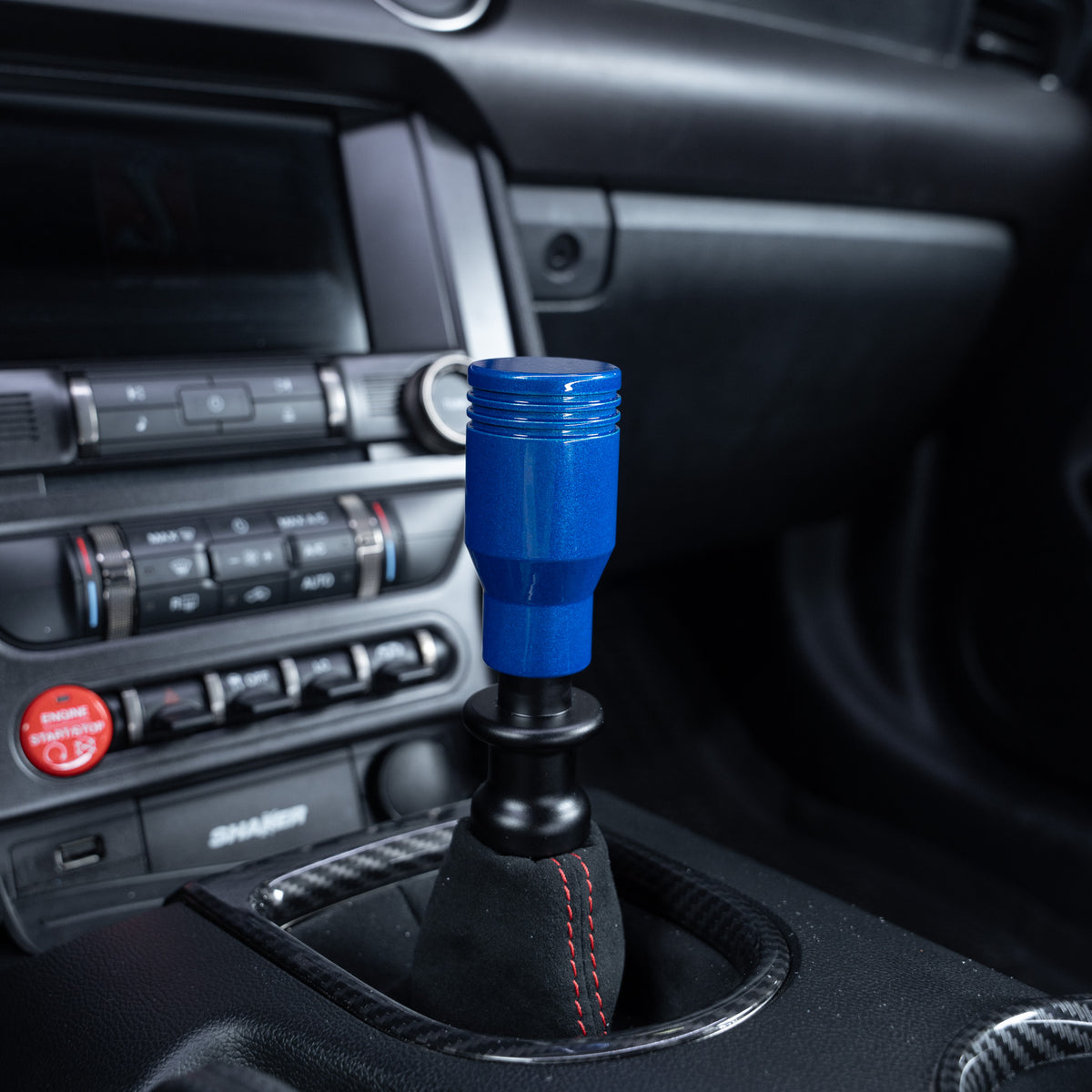 Billetworkz Weighted Shift Knob - Candy Blue - Ford Mustang GT350/GT350R (2015-2020)