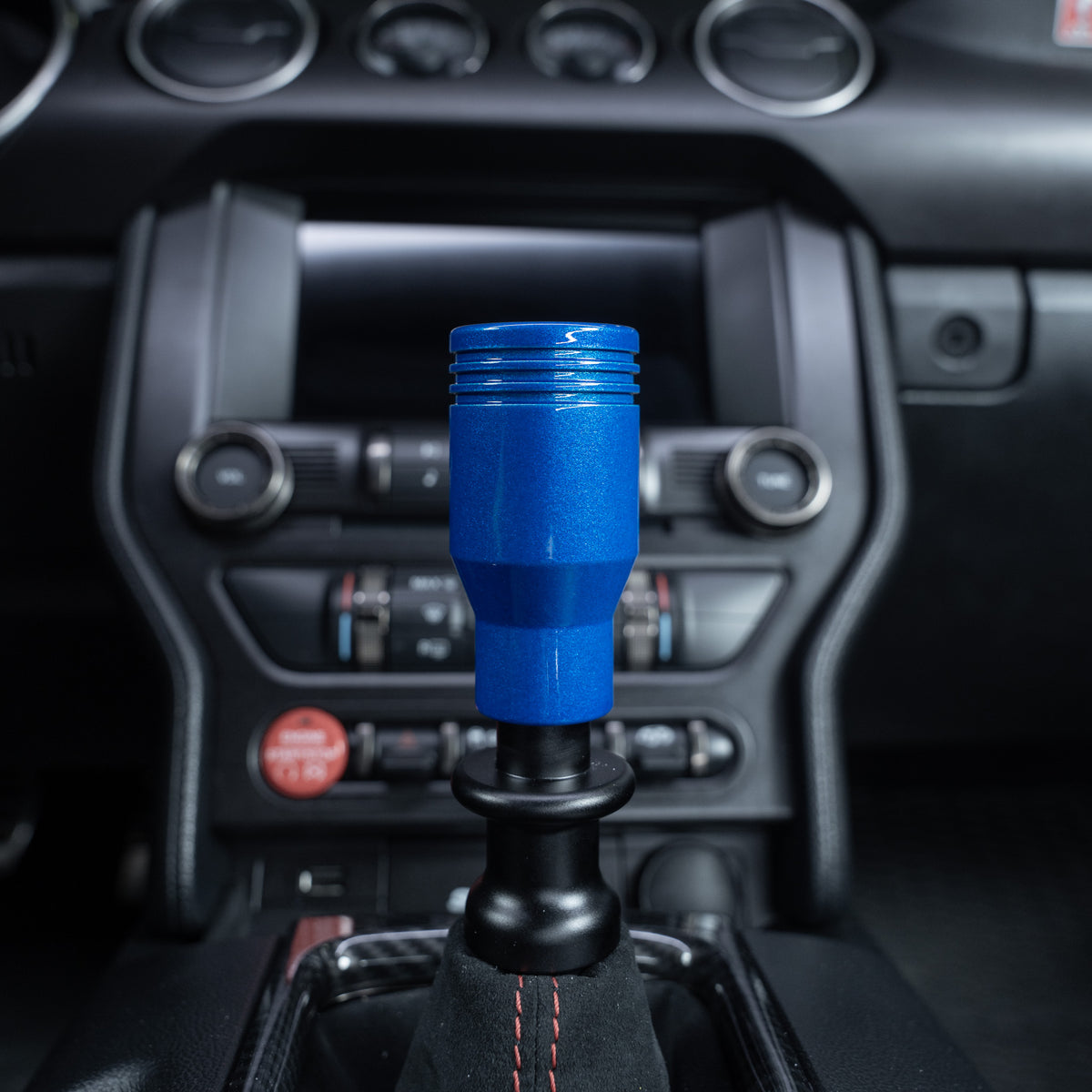 Billetworkz Weighted Shift Knob - Candy Blue - Ford Mustang GT350/GT350R (2015-2020)