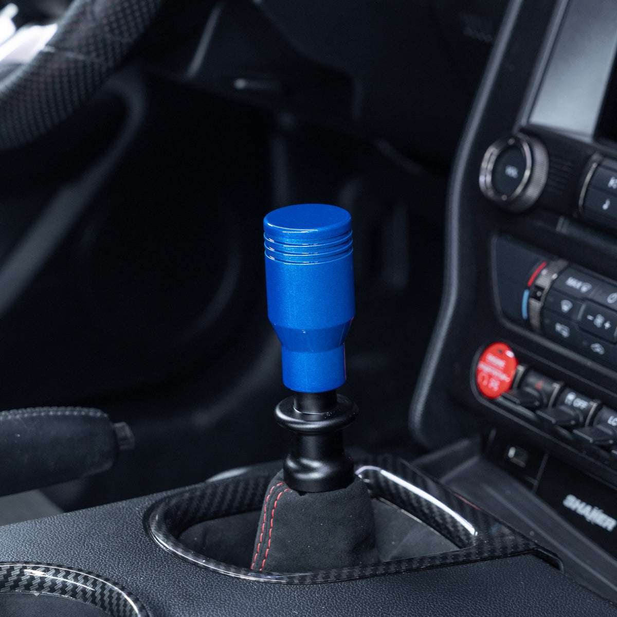 Billetworkz Weighted Shift Knob - Candy Blue - Ford Mustang GT350/GT350R (2015-2020)