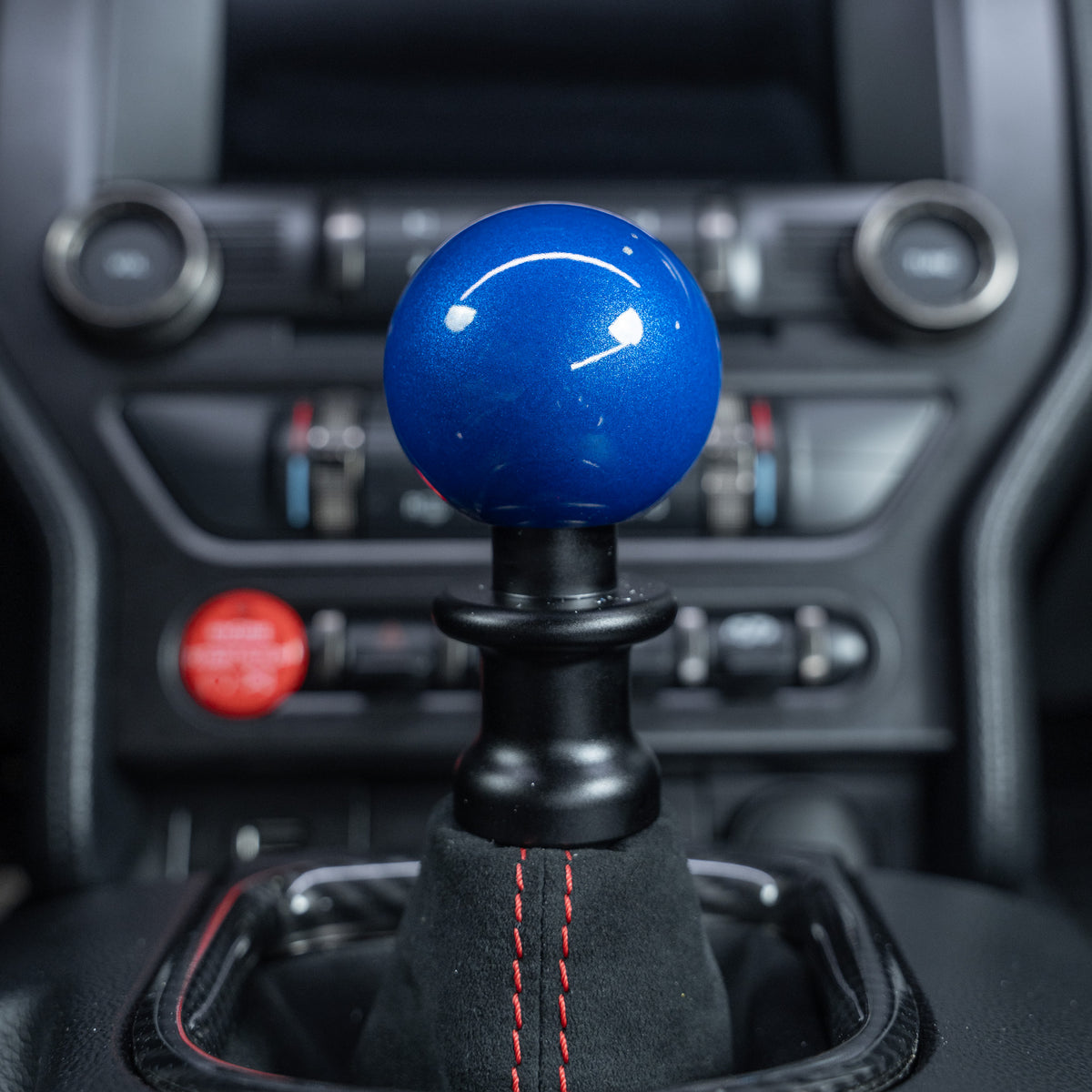 Billetworkz Weighted Shift Knob - Candy Blue - Ford Mustang GT350/GT350R (2015-2020)