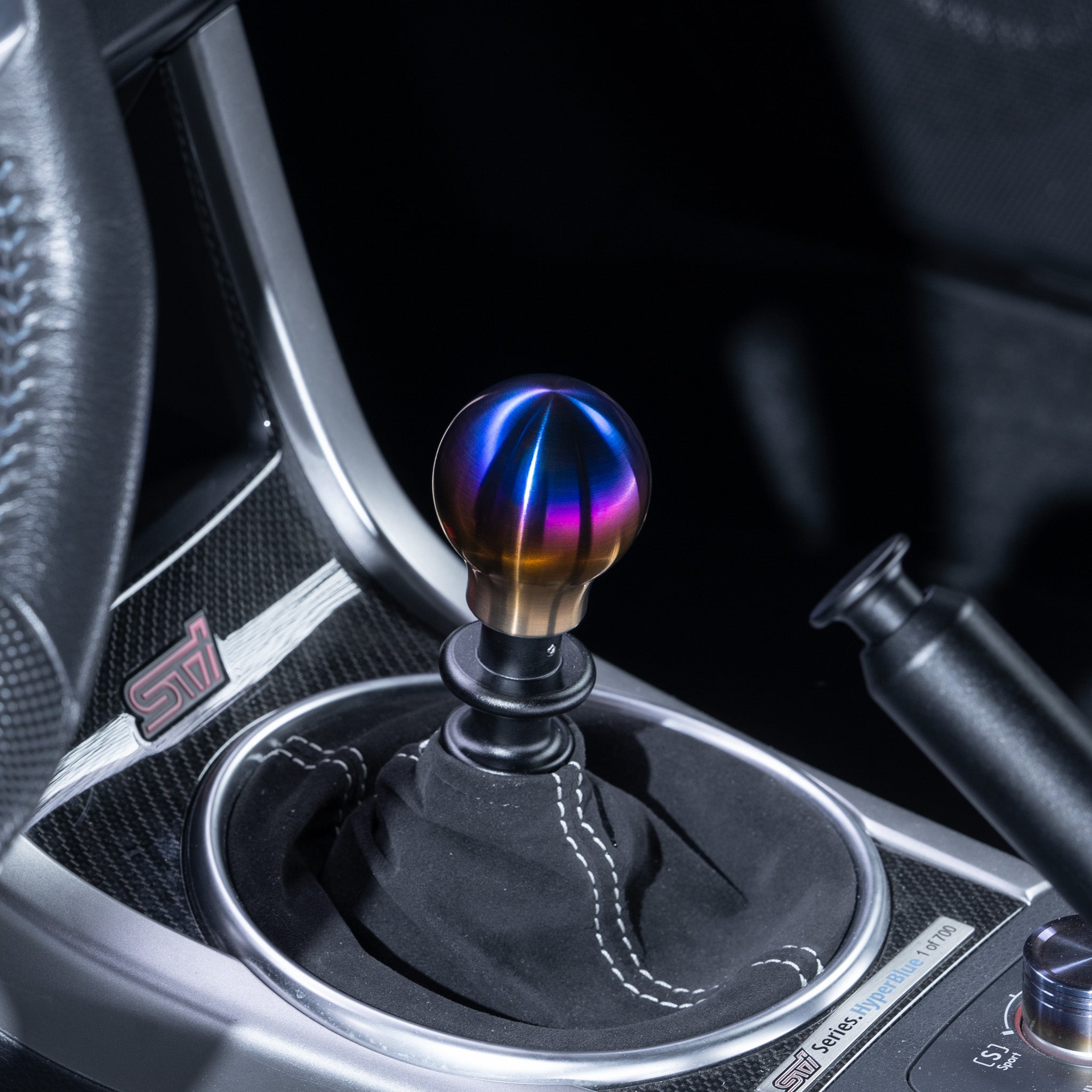 Billetworkz Titanium Torched Shift Knob - Subaru STI 6-Speed