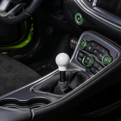 Billetworkz Weighted Shift Knob - 6-Speed Velocity Engraving for Dodge Challenger (2015-2023)