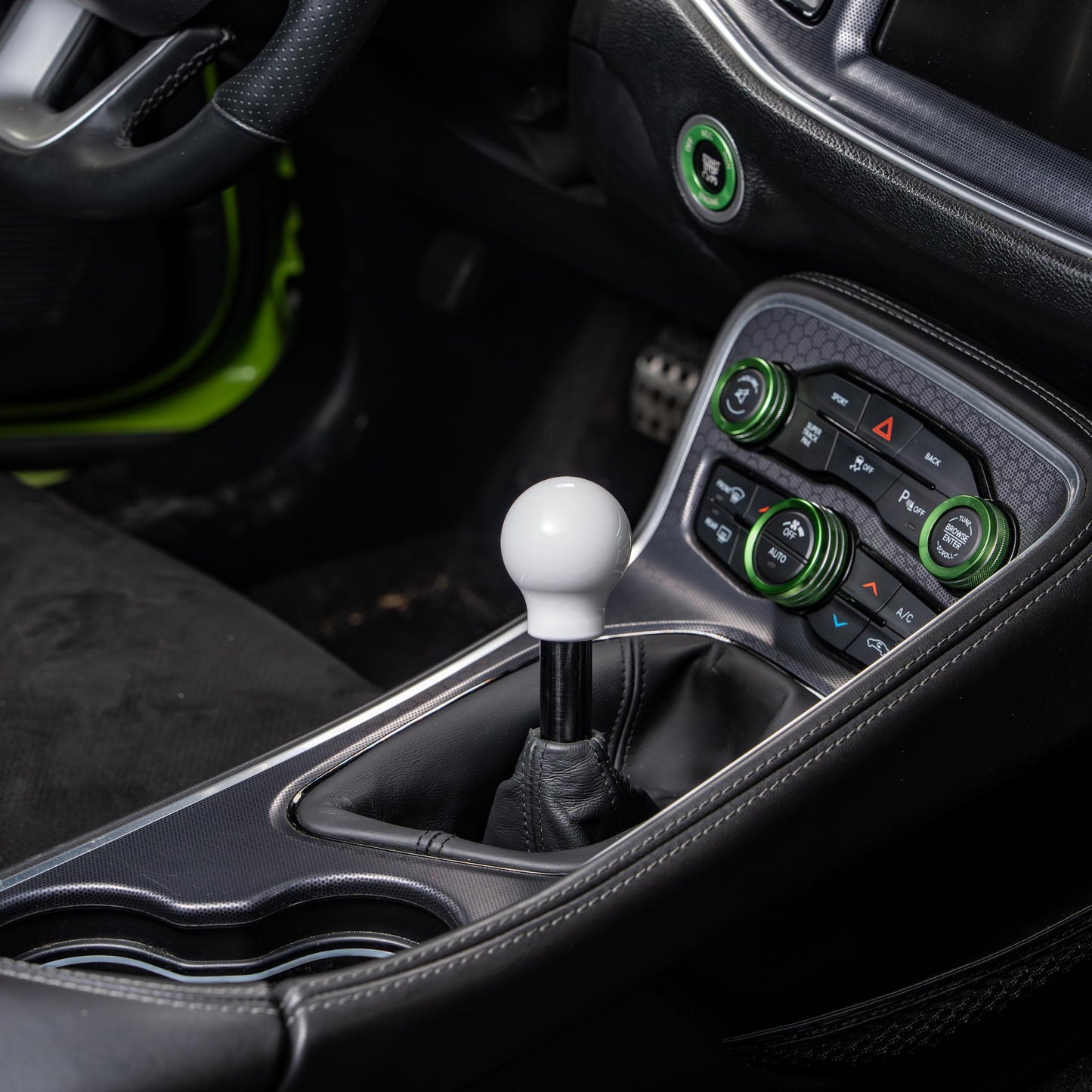 Billetworkz Weighted Shift Knob - 6-Speed Velocity Engraving for Dodge Challenger (2015-2023)