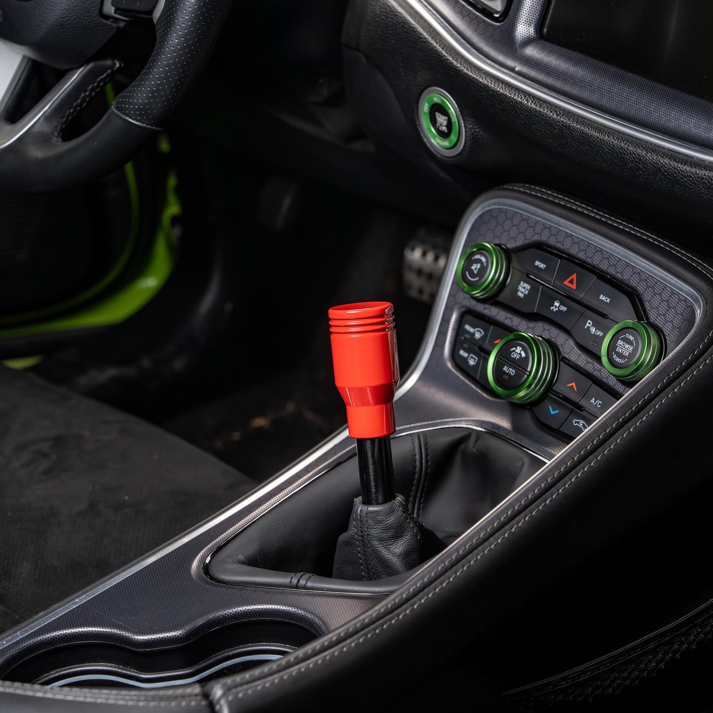 Billetworkz Piston Weighted Shift Knob for Dodge Challenger 6-Speed (2015-2023)