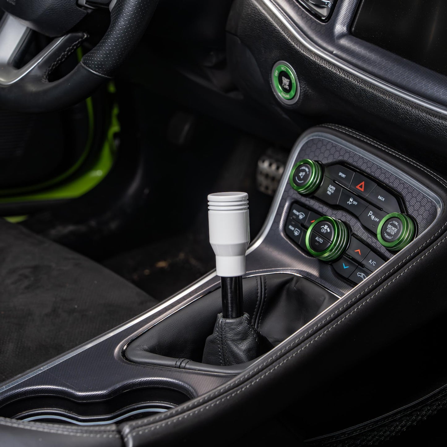 Billetworkz Piston Weighted Shift Knob for Dodge Challenger 6-Speed (2015-2023)