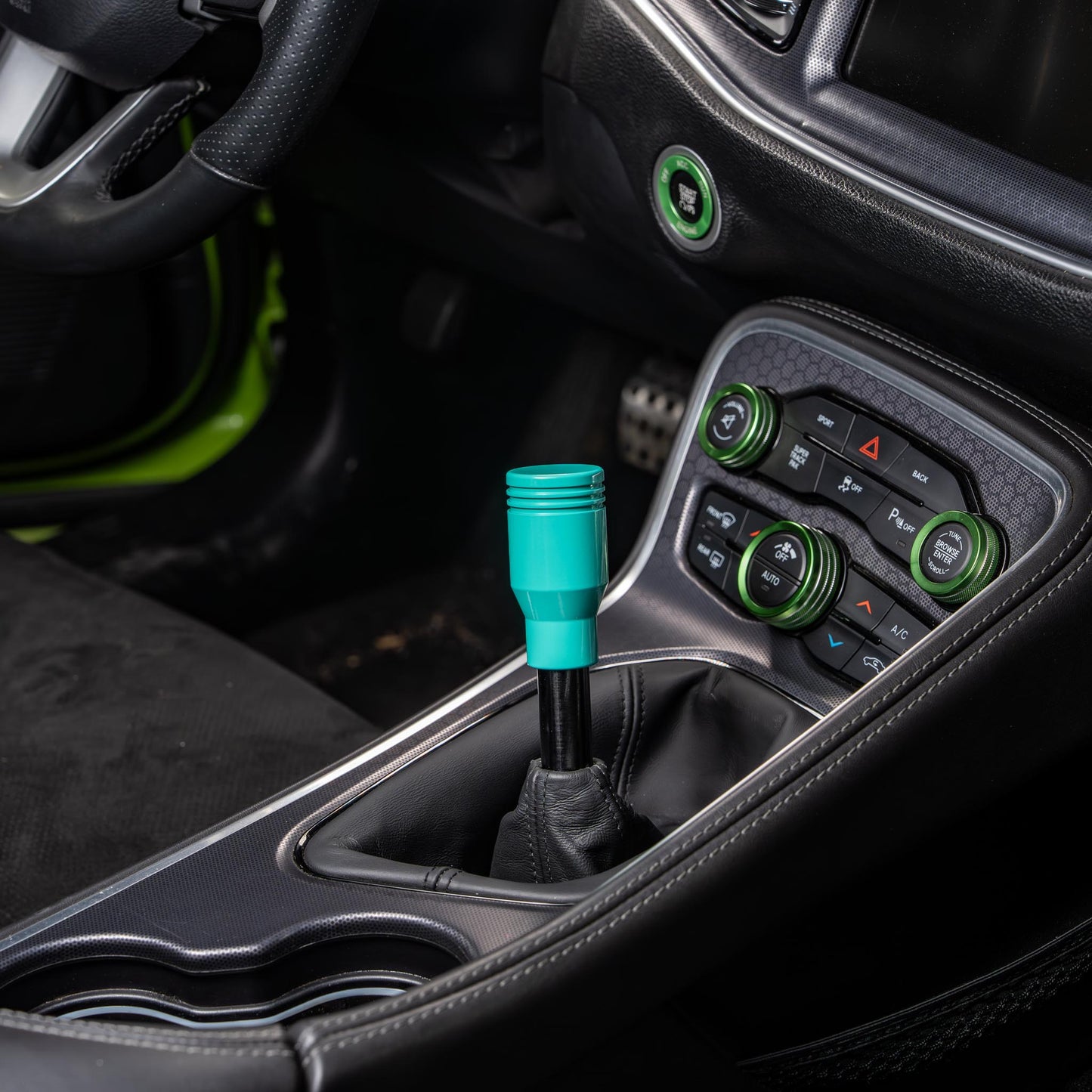 Billetworkz Piston Weighted Shift Knob for Dodge Challenger 6-Speed (2015-2023)