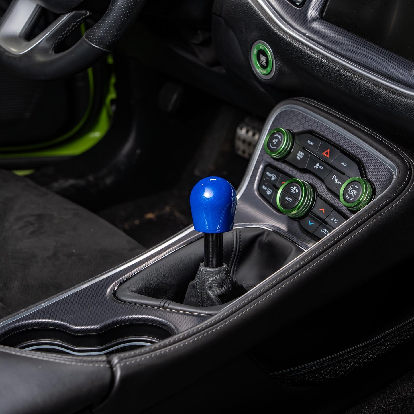 Billetworkz Short Teardrop Weighted Shift Knob for Dodge Challenger 6-Speed (2015-2023)