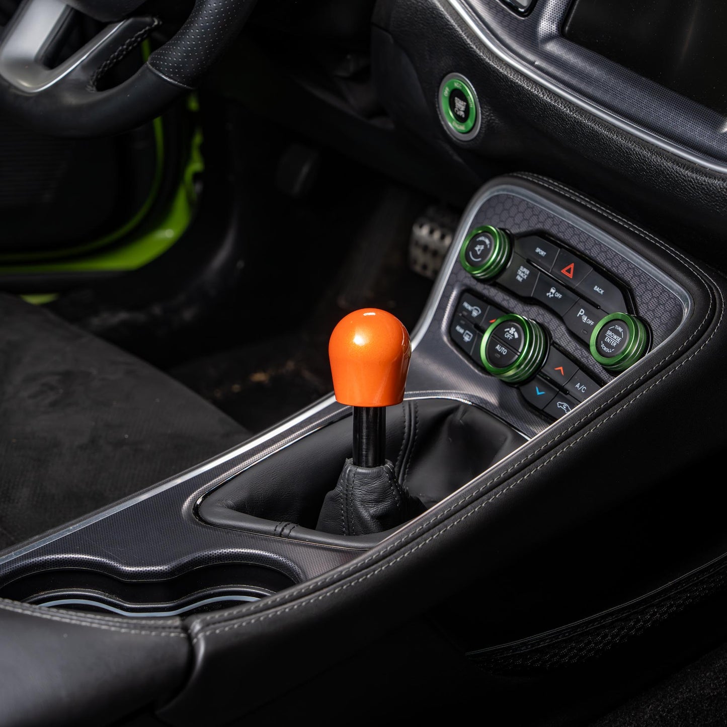 Billetworkz Short Teardrop Weighted Shift Knob for Dodge Challenger 6-Speed (2015-2023)