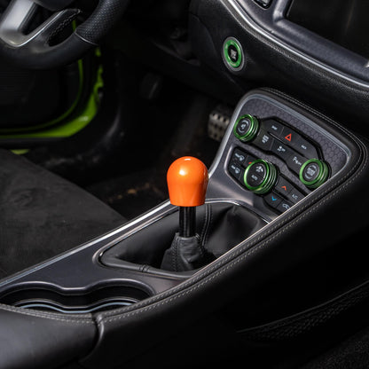 Billetworkz Short Teardrop Weighted Shift Knob for Dodge Challenger 6-Speed (2015-2023)